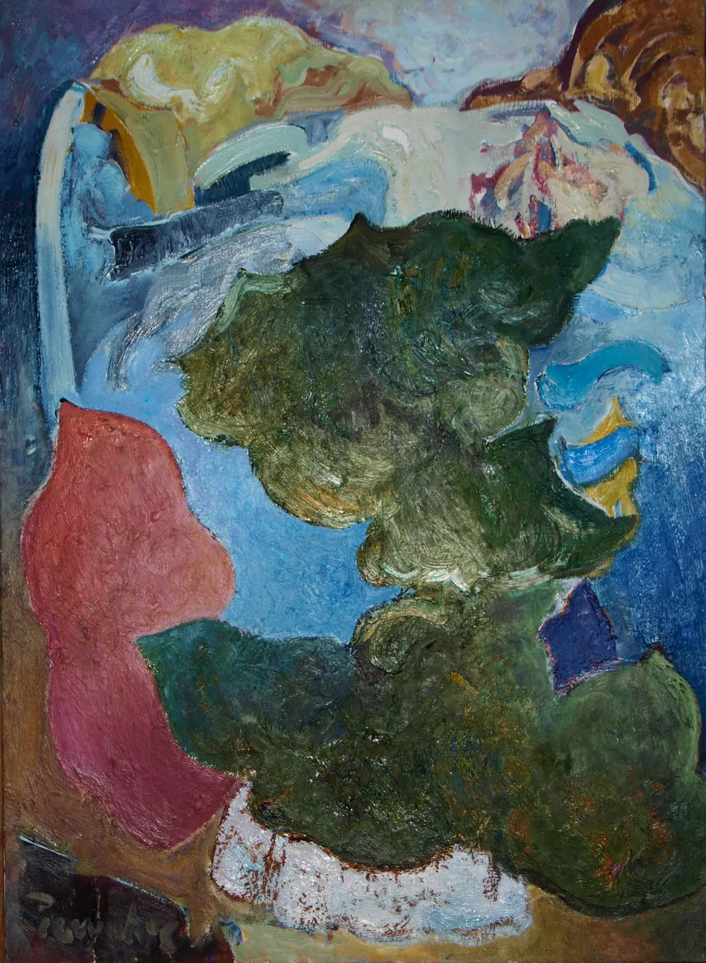 Η λίμνη, by Alkis Pierrakos, unspecified, 1970