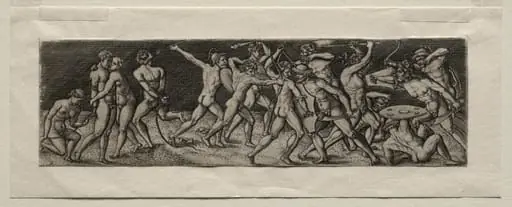 Fight between Eleven Warriors, by Allaert Claesz
