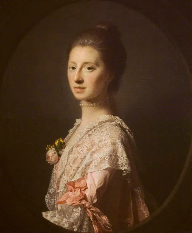 Mrs Anna Bruce of Arnot (died 1810), by Allan Ramsay, oil, 1767