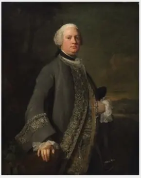 Portrait of Sir John Tyrell, Bt., by Allan Ramsay
