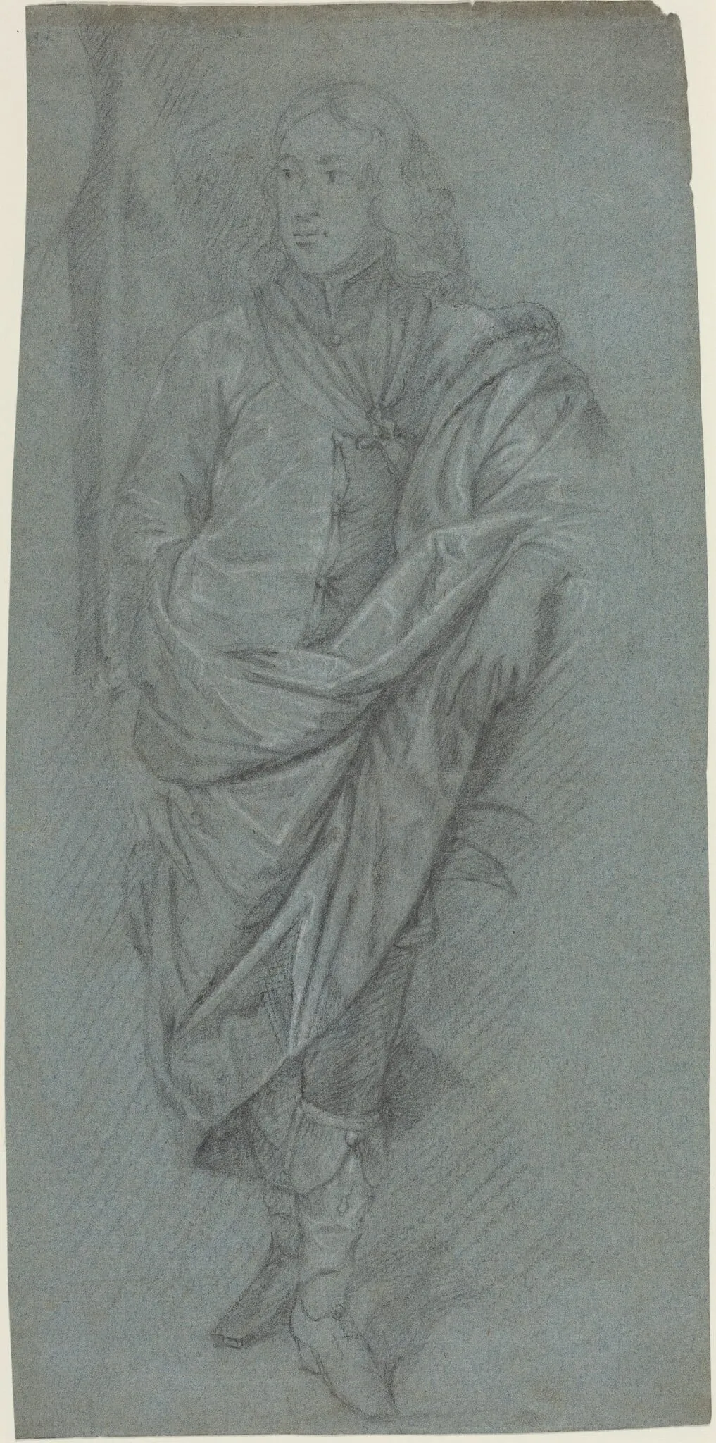 Young Englishman (Lord John Stuart?), by Allan Ramsay, chalk, 1744