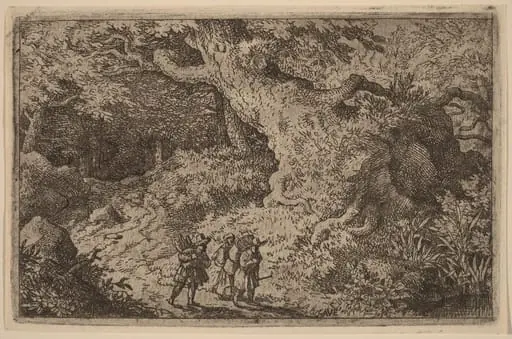 A Thick Forest, by Allart van Everdingen