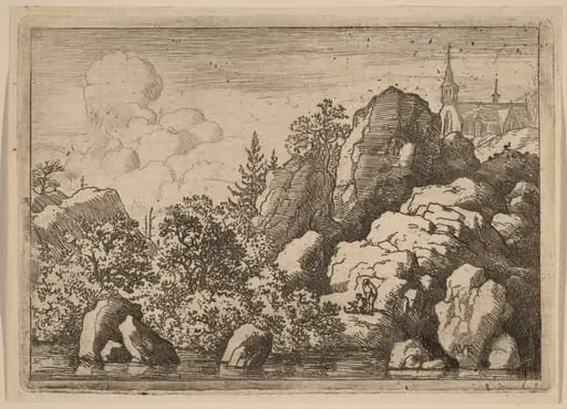 Church on a Hill, by Allart van Everdingen
