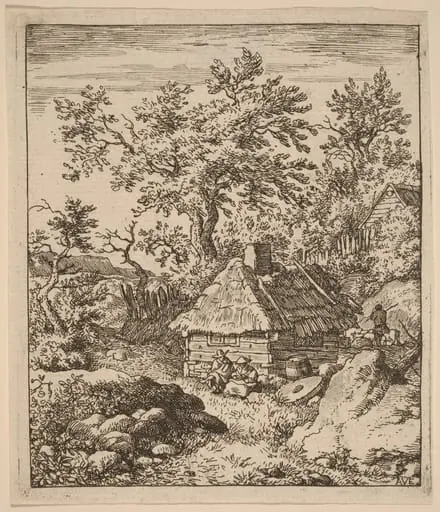 Landscape with Millstone near a Cask, by Allart van Everdingen