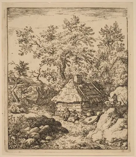 Landscape with Millstone near a Cask, by Allart van Everdingen