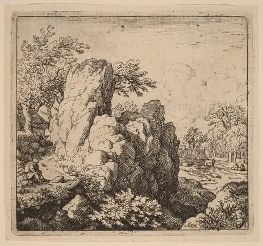 Large Rock, by Allart van Everdingen