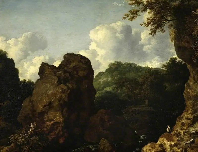 Norwegian landscape, by Allart van Everdingen