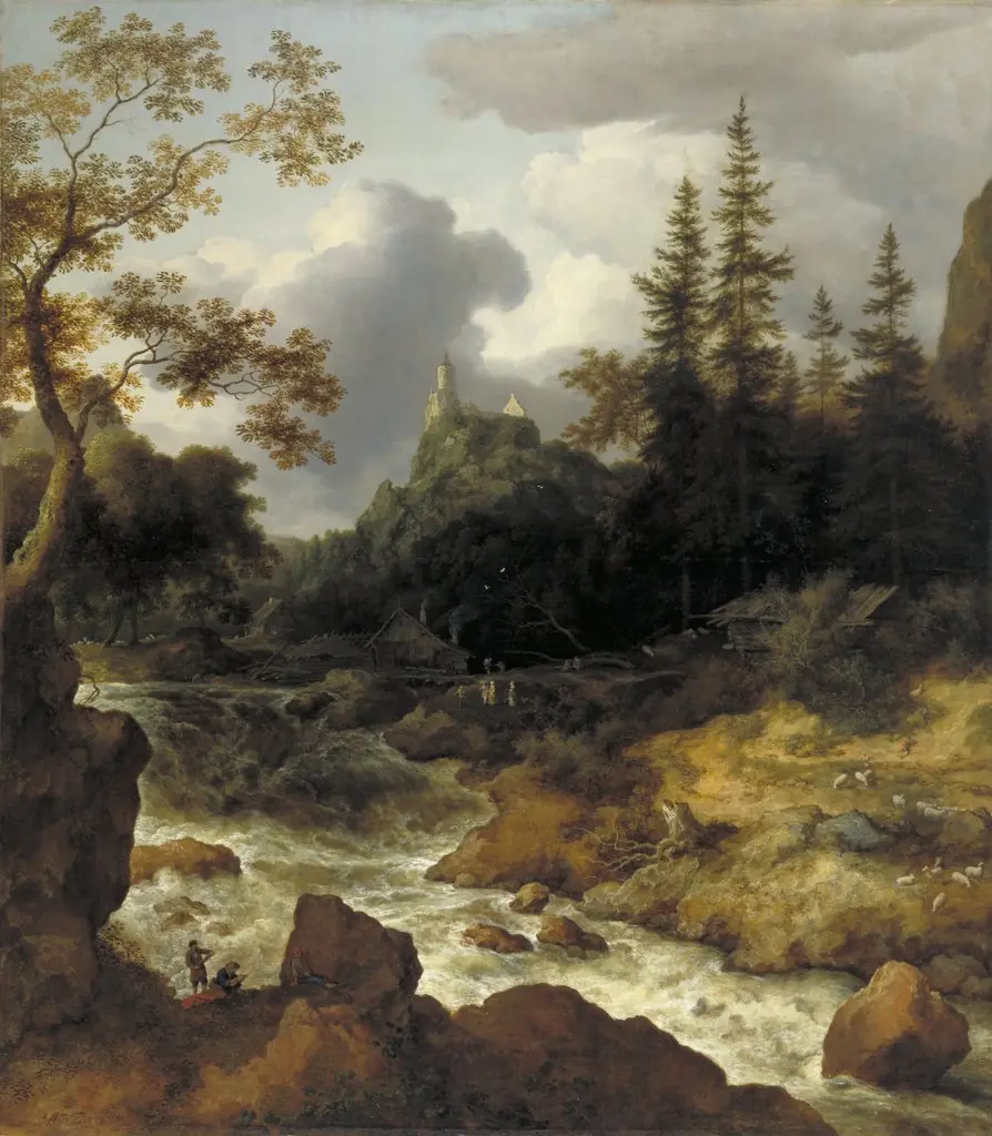 Norwegian Scenery, by Allart van Everdingen