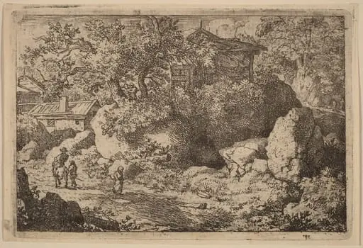 Peasant on Horseback, by Allart van Everdingen