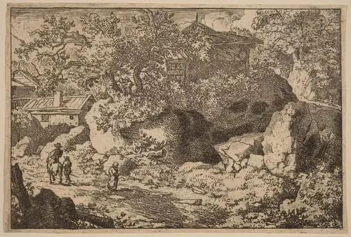 Peasant on Horseback, by Allart van Everdingen