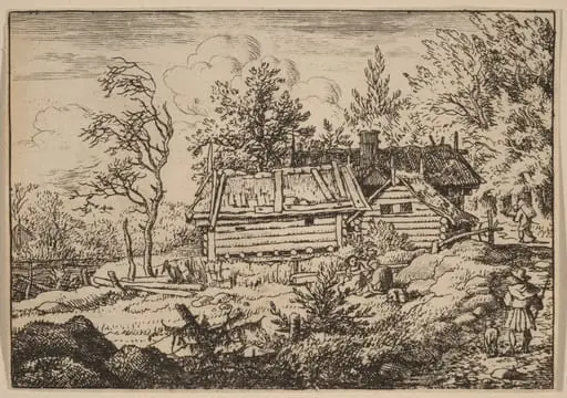 Pilgrim with a Dog, by Allart van Everdingen