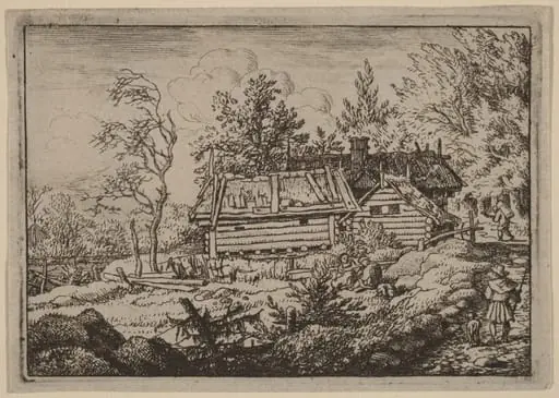 Pilgrim with a Dog, by Allart van Everdingen