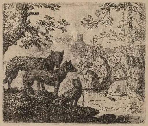 Reynard's Relatives Plead for Him, by Allart van Everdingen