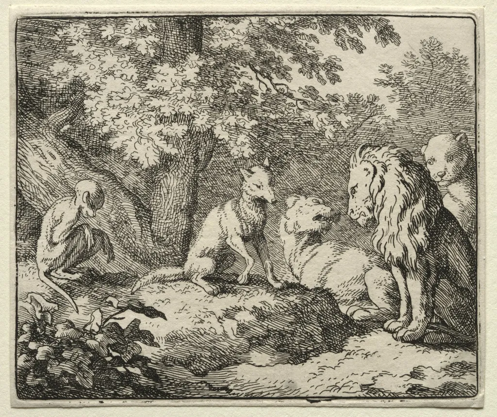 Reynard the Fox: Further False Testimony from Reynard, by Allart van Everdingen, 1662