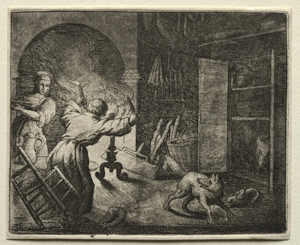 Reynard the Fox: Reynard Steals a Capon, by Allart van Everdingen, 1662