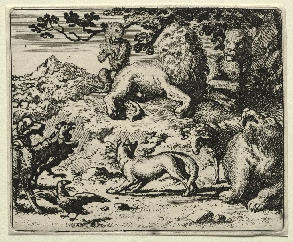 Reynard the Fox: The Animals Complain of Reynard's Pardon, by Allart van Everdingen, 1662