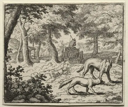 Reynard the Fox: The Badger's Defense of Reynard, by Allart van Everdingen