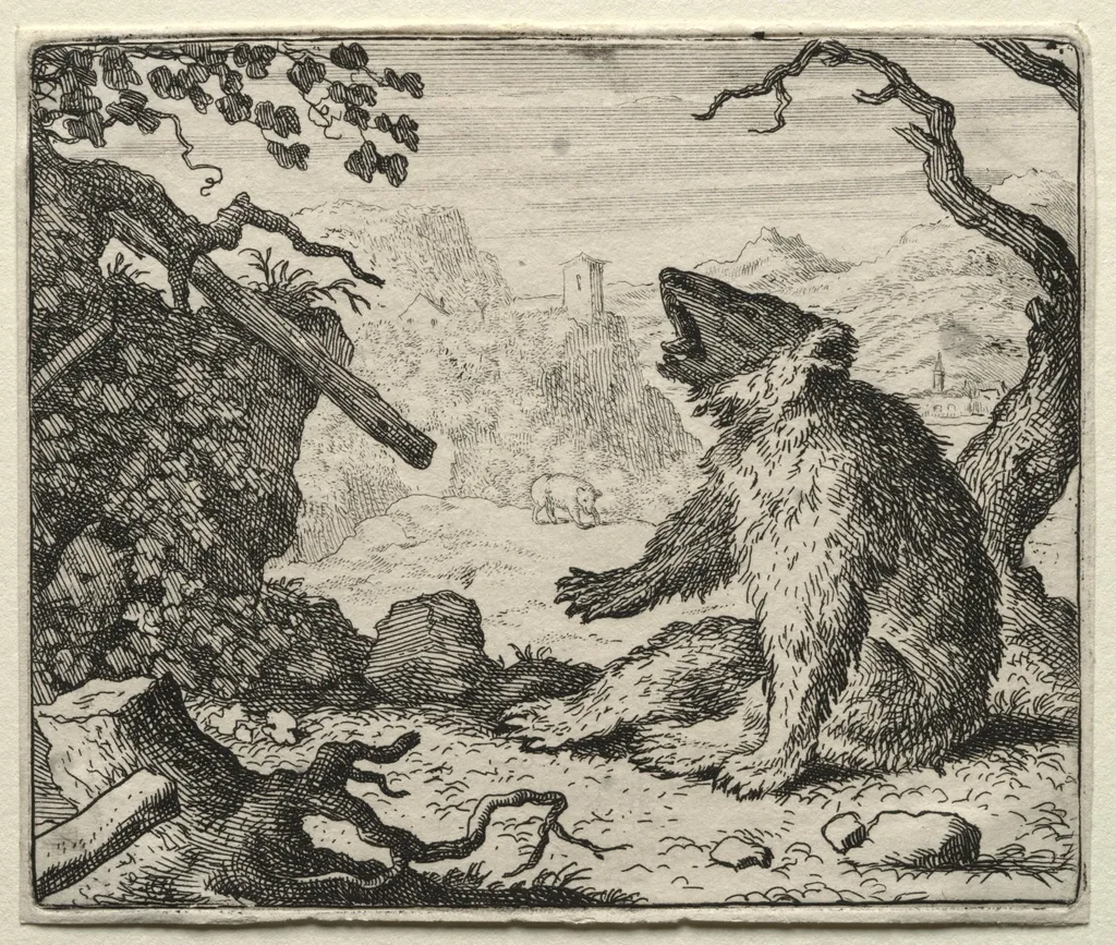 Reynard the Fox: The Bear Calls Reynard to Court, by Allart van Everdingen, 1662