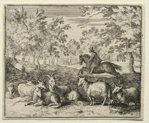 Reynard the Fox:  The Chase of the Stag, by Allart van Everdingen