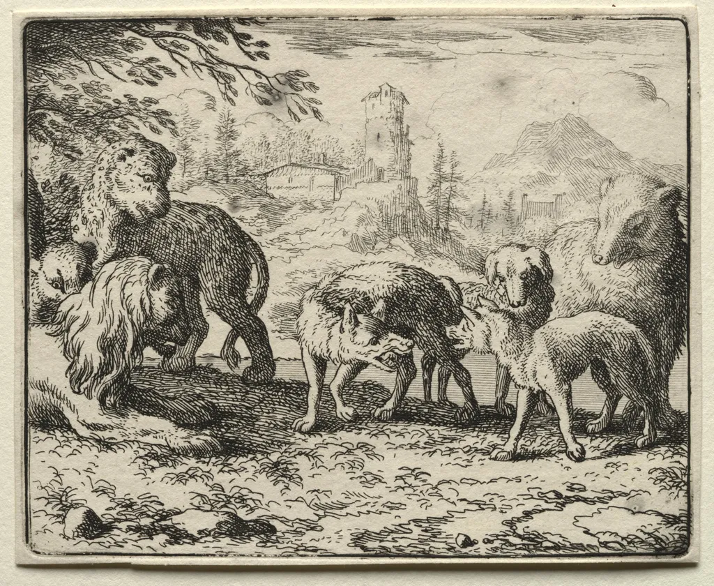 Reynard the Fox: The Condemnation of Reynard, by Allart van Everdingen, 1662