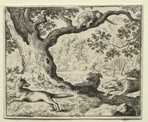 Reynard the Fox: The Disloyal Cat, by Allart van Everdingen