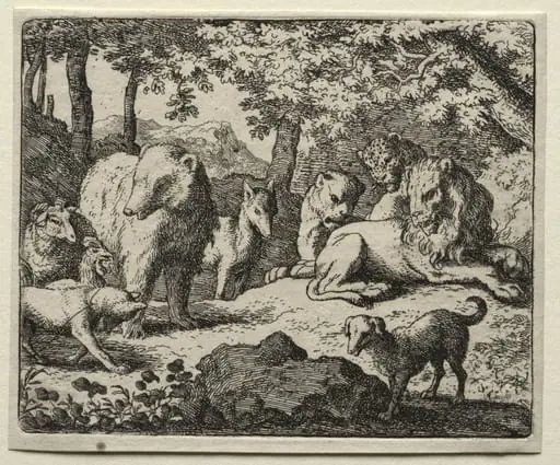 Reynard the Fox:  The Suspension of the Sentence, by Allart van Everdingen