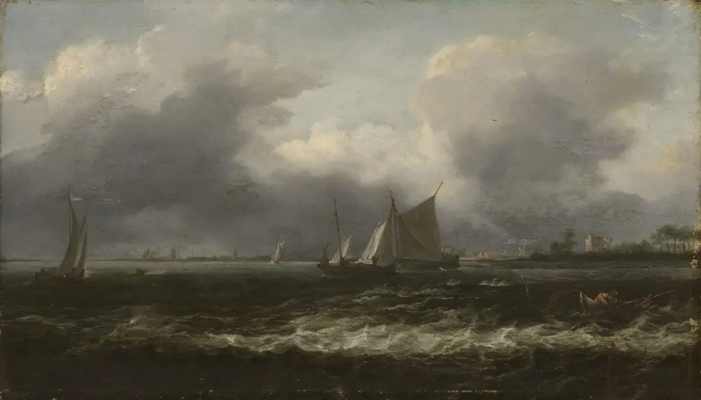 Rough Sea, by Allart van Everdingen