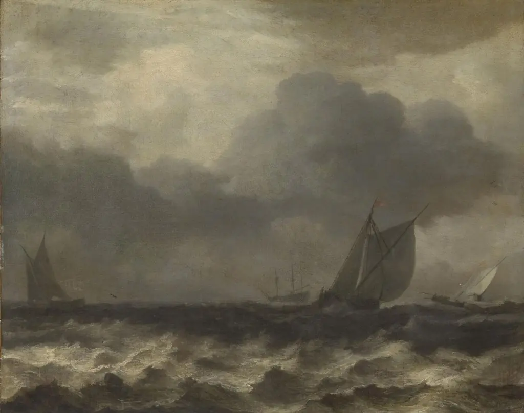 Rough Sea, by Allart van Everdingen