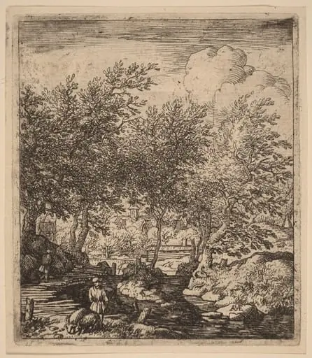 Swineherd, by Allart van Everdingen