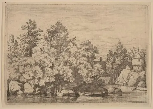The Cudgel Dam and Covered Bridge, by Allart van Everdingen