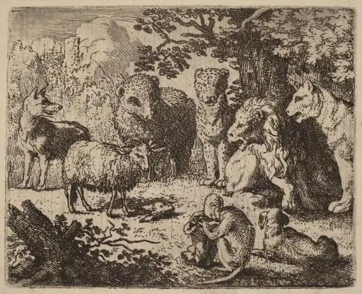 The Document is Opened, Revealing the Murdered Rabbit's Head, by Allart van Everdingen