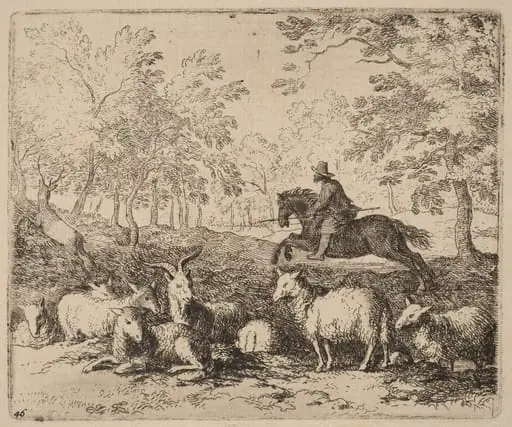 The Horse Forced to Pursue the Stag, by Allart van Everdingen