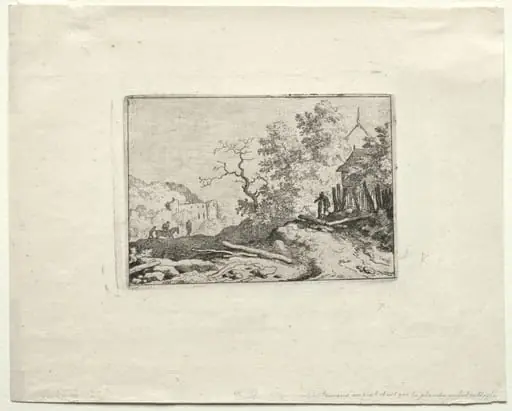The Hut with the Rustic Fence, by Allart van Everdingen
