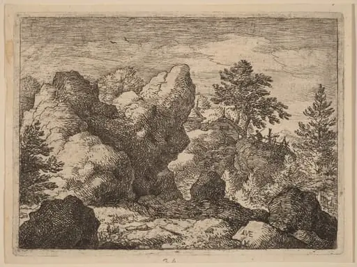 The Pointed Rock, by Allart van Everdingen