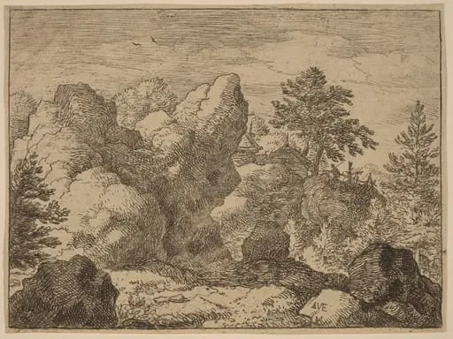 The Pointed Rock, by Allart van Everdingen