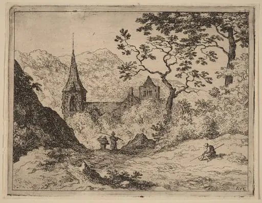The Steeple, by Allart van Everdingen