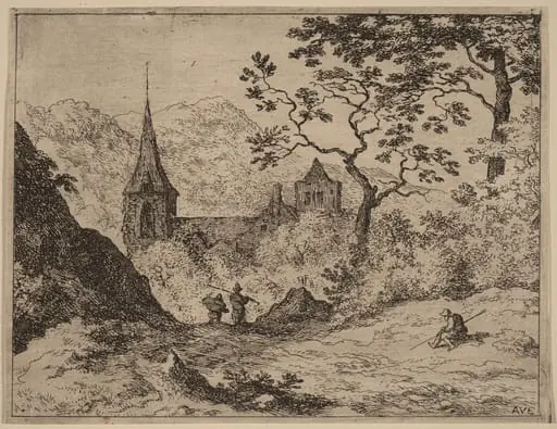 The Steeple, by Allart van Everdingen