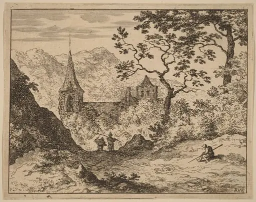 The Steeple, by Allart van Everdingen
