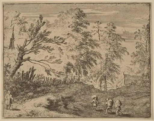 Three Porters, by Allart van Everdingen