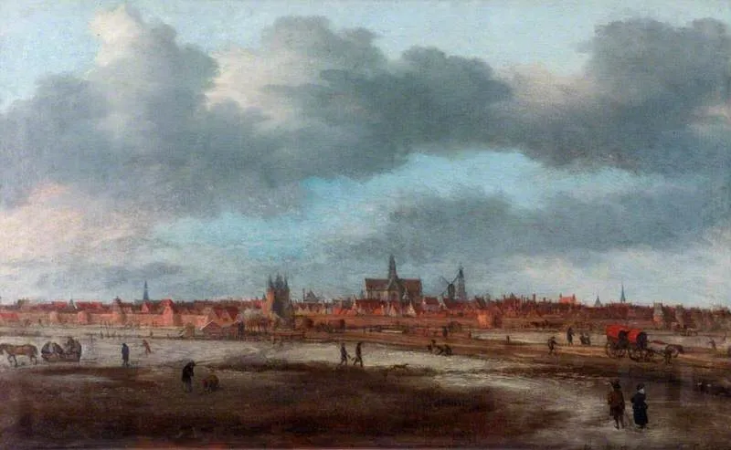 View of Haarlem, by Allart van Everdingen, oil