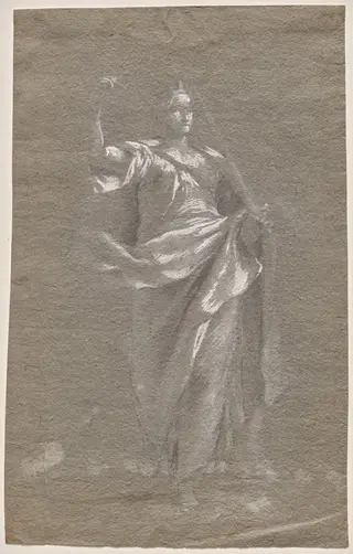 Allegorical Figure (recto)