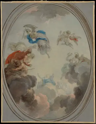 Allegory of Government: Wisdom Defeating Discord, by Jacob de Wit