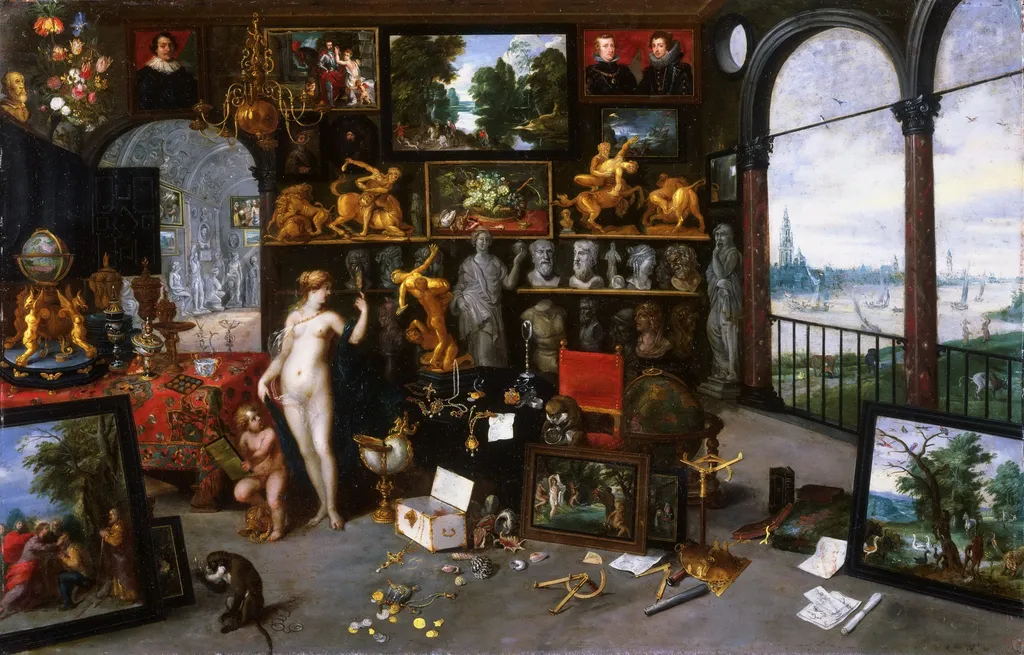 Allegory of Sight (Venus and Cupid in a Picture Gallery)