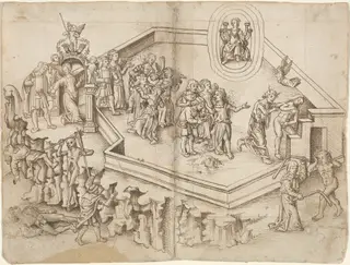 Allegory of the Life of a Scholar in a Rich Household [fol. 3 verso / 4 recto]