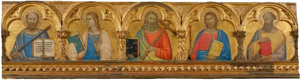 Five apostles, by Allegretto Nuzi