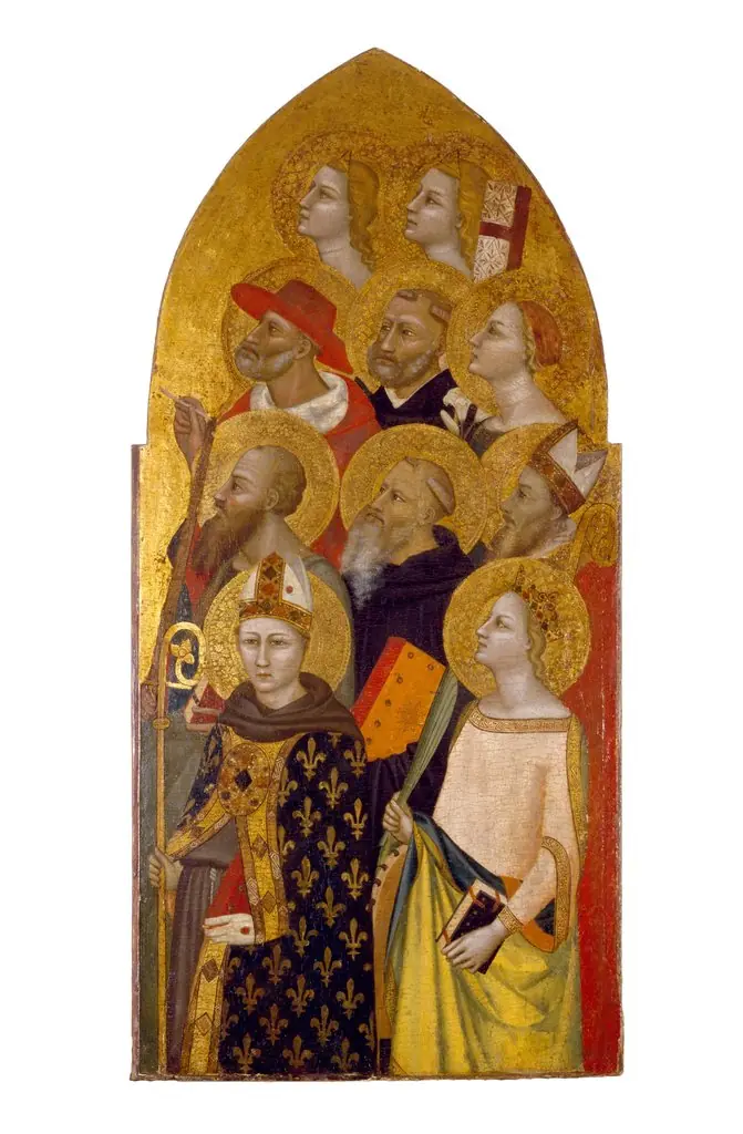 Saints and Angels, by Allegretto Nuzi