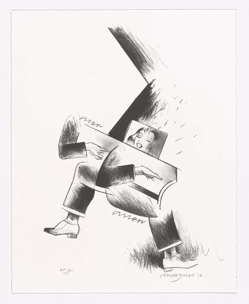 Untitled, by Allen Jones, ink, 2015