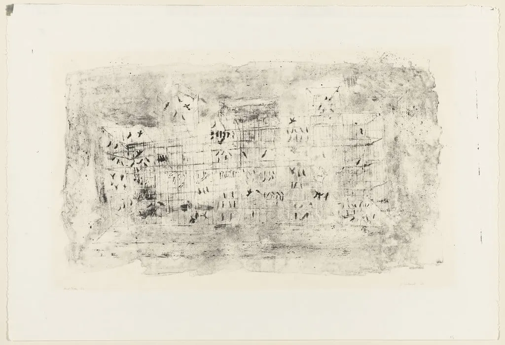 Untitled, by Allen Kubach, ink, 1952
