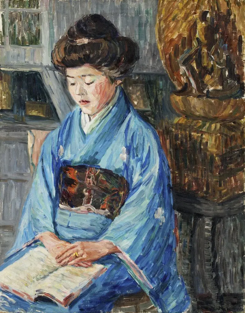 Japanese woma, by Alma del Banco