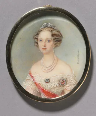 Portrait of a Woman, probably Princess Cecilie of Baden, Grand Duchess Olga Feodorovna